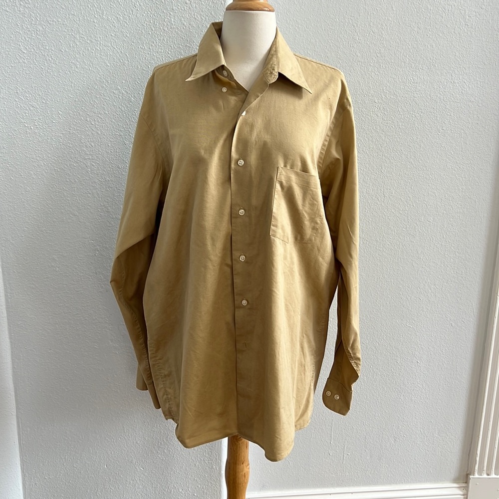 Van Heusen Men's Button Down Dress Shirt Size Neck 16